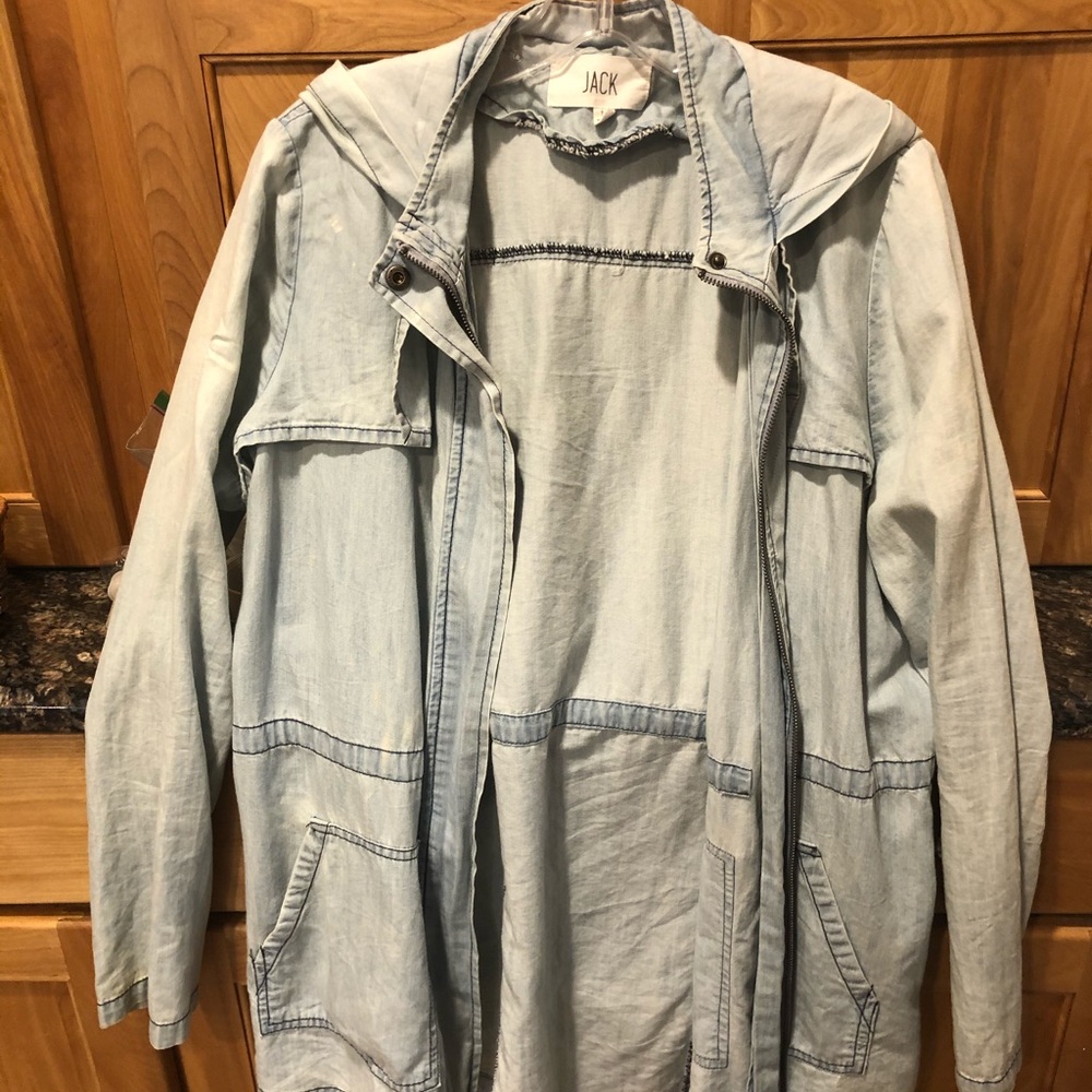 Jack soft long jean jacket